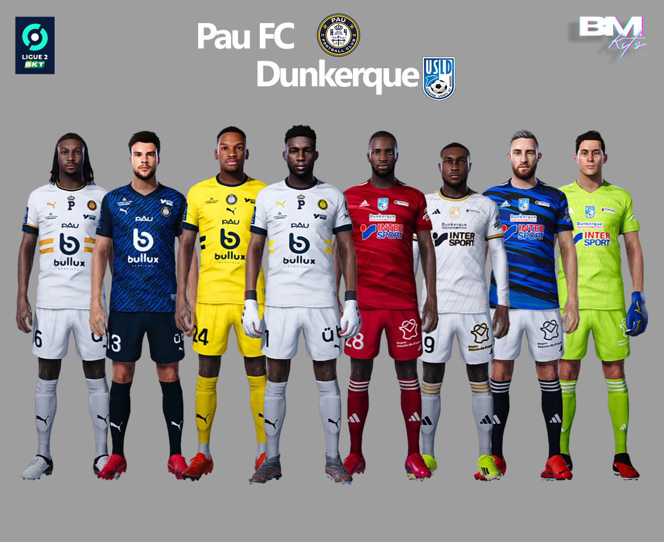 Pau FC and Dunkerque