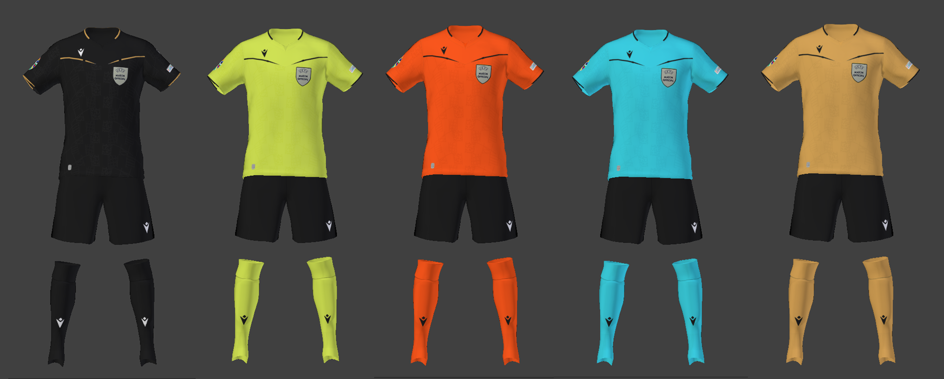 UEFA Euro 2024 Referee Kits